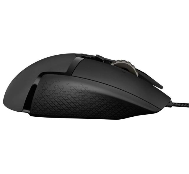 Мишка Logitech G502 Mouse, Lightsync RGB, HERO 25K DPI Sensor, 400 IPS, 5x3.6g Optional Weights, 11 Programmable Buttons, 114g, Black