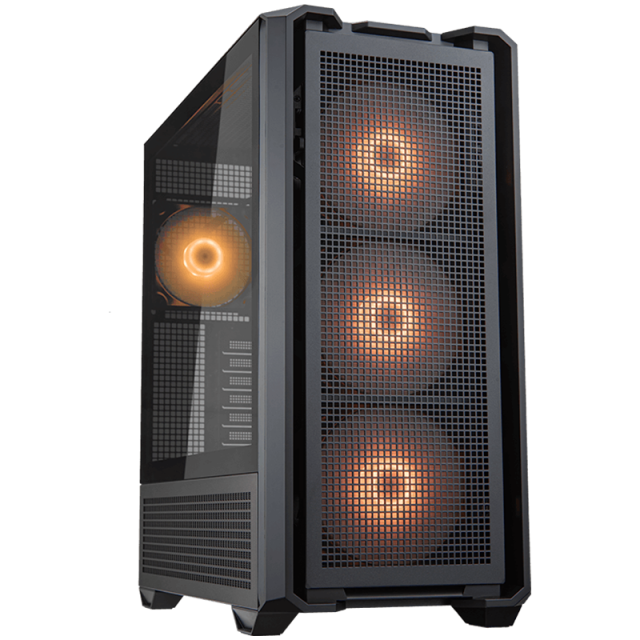 Кутия COUGAR Case MX600 RGB, Full Tower, Type-C, USB 3.0 x 2, USB 2.0 x 1,4 Pole Headset Audio Jack, Mini ITX/Micro ATX / ATX / CEB / E-ATX