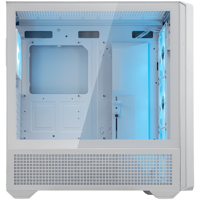 Кутия COUGAR Case MX600 RGB White, Full Tower, Type-C, USB 3.0 x 2, USB 2.0 x 1,4 Pole Headset Audio Jack, Mini ITX/Micro ATX / ATX / CEB / E-ATX