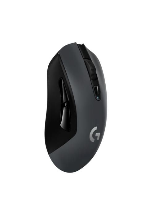Мишка Logitech G603 Wireless Mouse, Lightspeed Wireless, Bluetooth, HERO 12K DPI Sensor, 400 IPS, 6 Programmable Buttons, 88.9g, Black & Gray