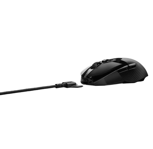 Мишка Logitech G903 Wireless, HERO 25K DPI Sensor, 400 IPS,  RGB подсветка, черна