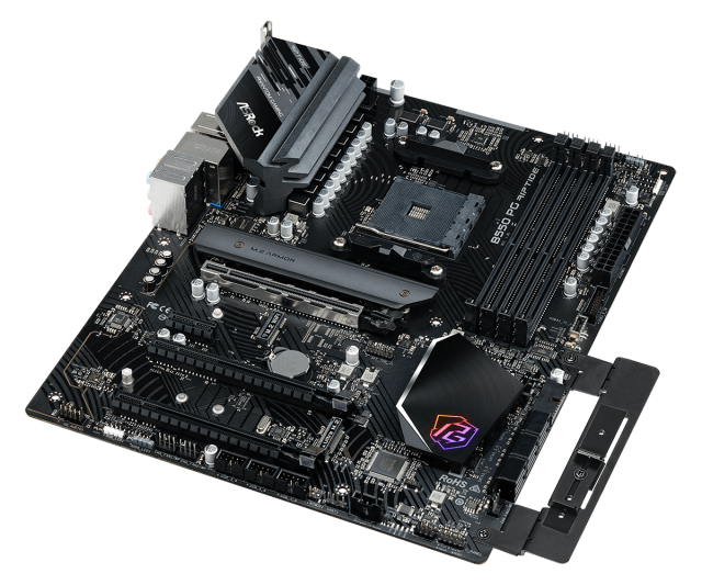 Дънна платка ASRock B550 PG Riptide, B550, AM4, DDR4, PCI-E 4.0 (CF), 6x SATA 6Gb/s, 2x M.2, 2x USB 3.2 Gen 2, 6x USB 3.2 Gen 1 Type-A, 2.5GbE LAN, HDMI, ATX