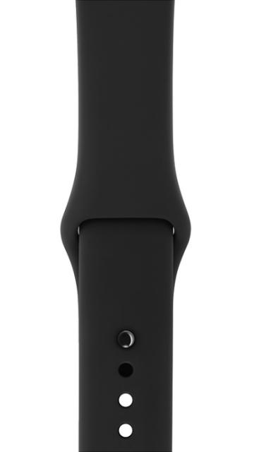 Часовник Apple Watch Series 3 GPS, 38mm Space Grey Aluminium Case with Black Sport Band
