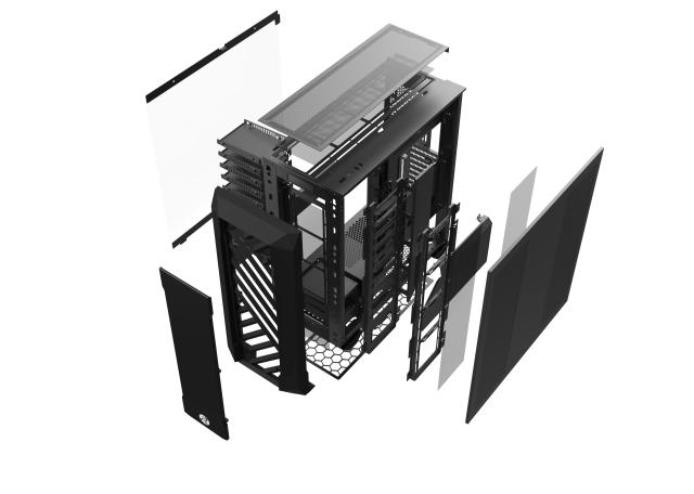 Кутия Raijintek ZOFOS ULTRA, Big Tower, 1x USB 3.1 Type-C, 2x USB 3.0, E-ATX, ATX, mATX, Mini-ITX