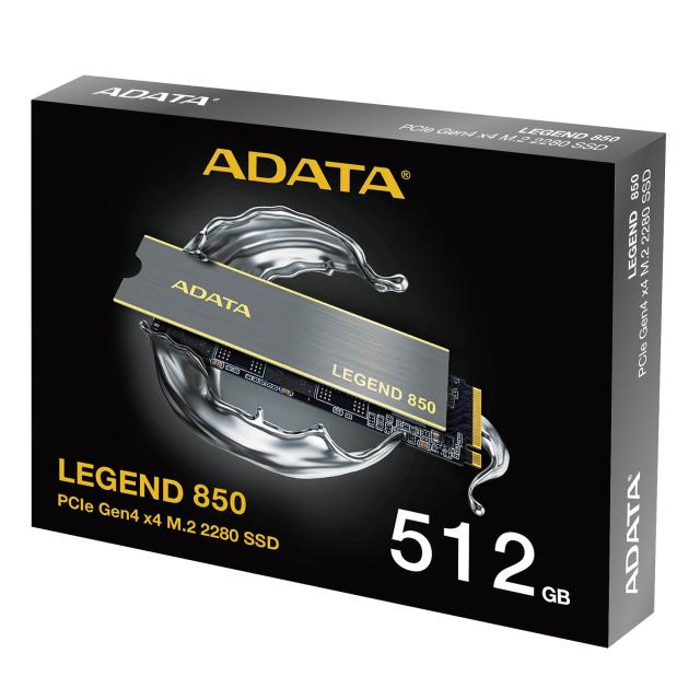 ADATA LEGEND 850 SSD 512GB M2 PCI-E 2280 NVMe