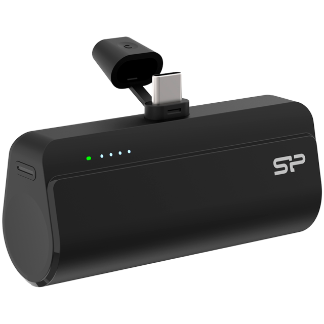 Външна батерия Silicon Power, QD50, 5 000mAh, USB Type-C, Black