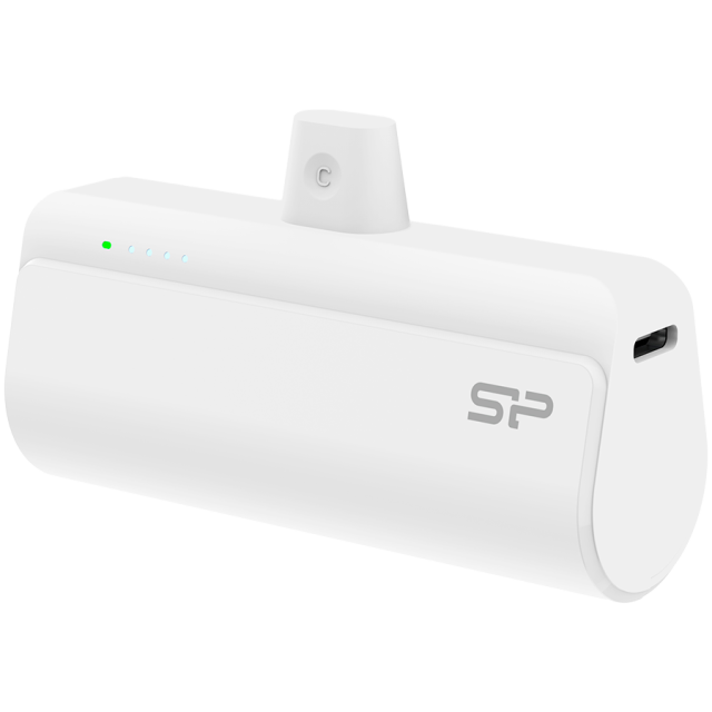 Външна батерия Silicon Power, QD50, 5 000mAh, USB Type-C, White