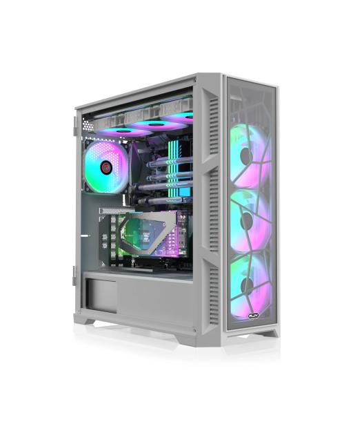 Кутия Raijintek PONOS ULTRA WHITE TG4, Middle Tower, 1x USB 3.1 Type-C, 2x USB 3.0, E-ATX, ATX, mATX, Mini-ITX