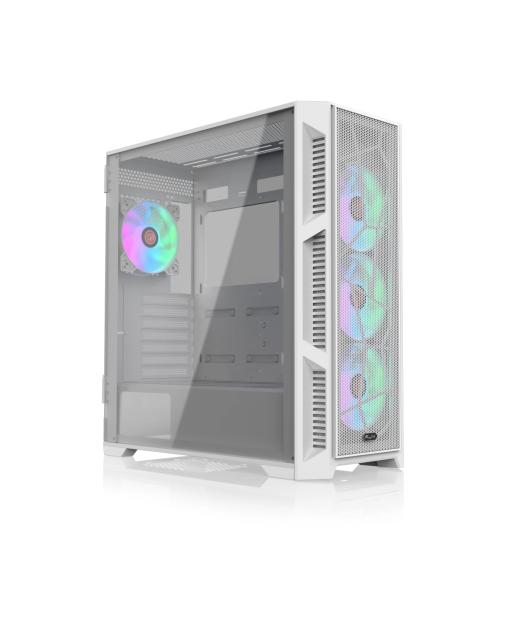 Кутия Raijintek PONOS ULTRA WHITE MS4, Middle Tower, 1x USB 3.1 Type-C, 2x USB 3.0, E-ATX, ATX, mATX, Mini-ITX