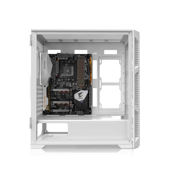 Кутия Raijintek PONOS ULTRA WHITE MS4, Middle Tower, 1x USB 3.1 Type-C, 2x USB 3.0, E-ATX, ATX, mATX, Mini-ITX