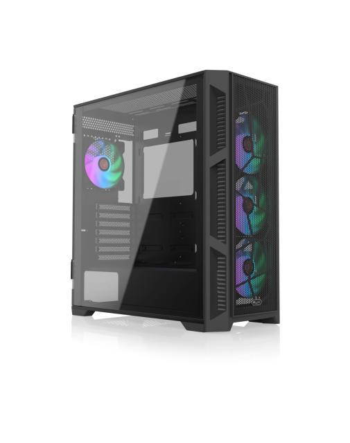 Кутия Raijintek PONOS ULTRA MS4, Middle Tower, 1x USB 3.1 Type-C, 2x USB 3.0, E-ATX, ATX, mATX, Mini-ITX