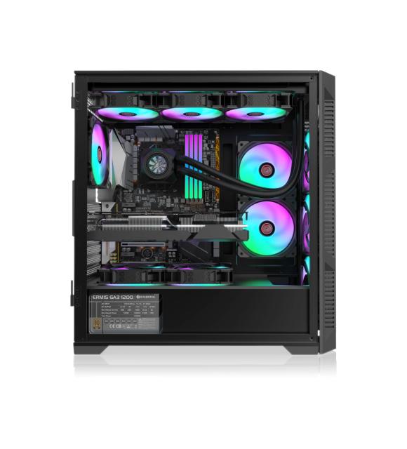 Кутия Raijintek PONOS ULTRA MS4, Middle Tower, 1x USB 3.1 Type-C, 2x USB 3.0, E-ATX, ATX, mATX, Mini-ITX