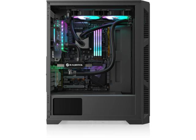 Кутия Raijintek ARCADIA III - ST, Middle Tower, 1x USB 3.0, 2x USB 2.0, ATX, mATX, Mini-ITX