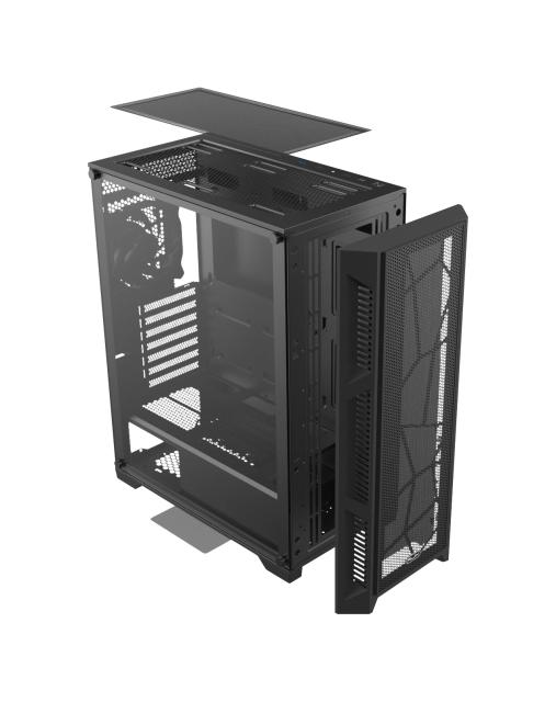 Кутия Raijintek ARCADIA III, Middle Tower, 1x USB 3.0, 2x USB 2.0, ATX, mATX, Mini-ITX