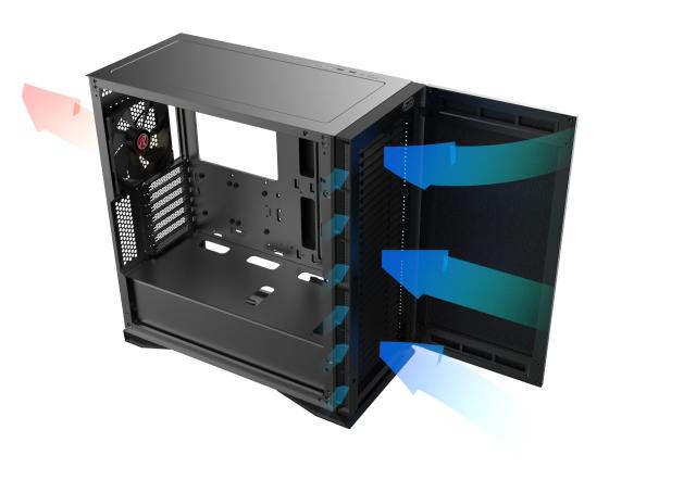 Кутия Raijintek ZOFOS ELITE SF4, Big Tower, 1 x USB 3.1 Type-C, 2 x USB 3.0, E-ATX/ATX/mATX/Mini-ITX