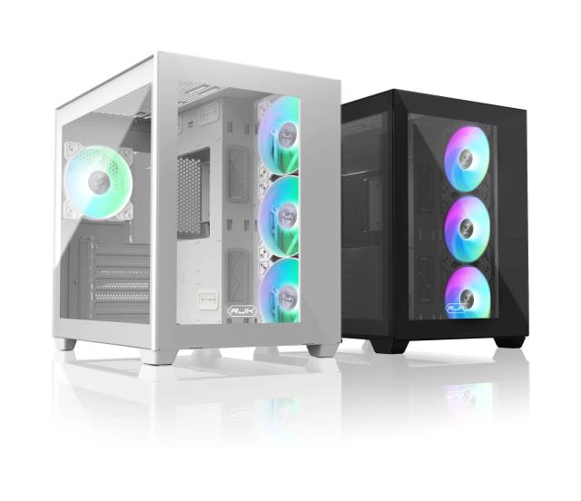 Кутия Raijintek PAEAN C7 WHITE, Middle Tower, 1 x USB 3.1 Type-C, 2 x USB 3.0, ATX/mATX/Mini-ITX