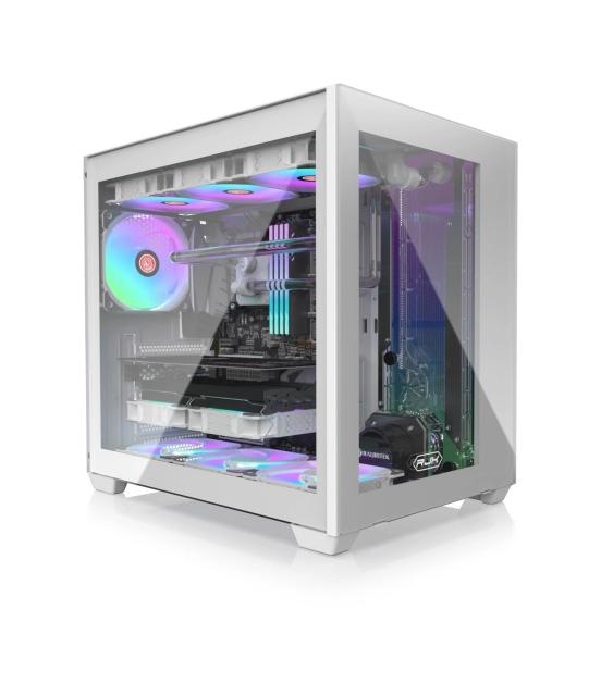 Кутия Raijintek PAEAN C7 WHITE, Middle Tower, 1 x USB 3.1 Type-C, 2 x USB 3.0, ATX/mATX/Mini-ITX