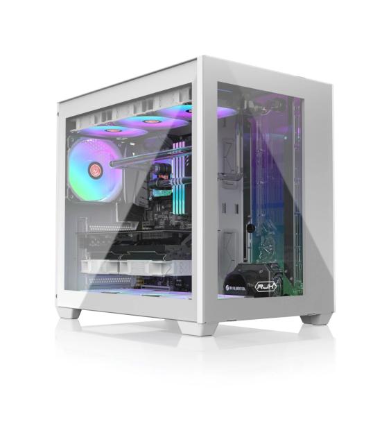 Кутия Raijintek PAEAN C7 WHITE, Middle Tower, 1 x USB 3.1 Type-C, 2 x USB 3.0, ATX/mATX/Mini-ITX