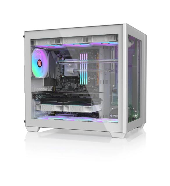 Кутия Raijintek PAEAN C7 WHITE, Middle Tower, 1 x USB 3.1 Type-C, 2 x USB 3.0, ATX/mATX/Mini-ITX