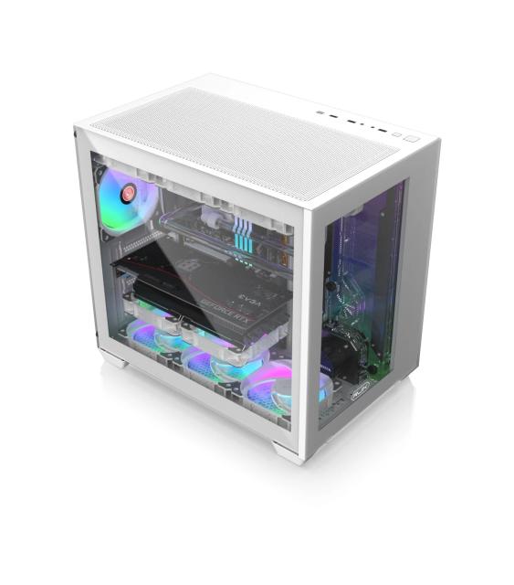 Кутия Raijintek PAEAN C7 WHITE, Middle Tower, 1 x USB 3.1 Type-C, 2 x USB 3.0, ATX/mATX/Mini-ITX