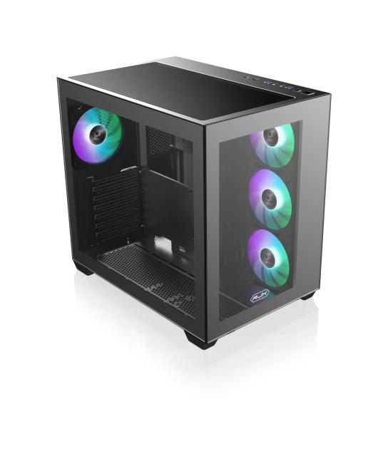 Кутия Raijintek PAEAN C7 BLACK, Middle Tower, 1 x USB 3.1 Type-C, 2 x USB 3.0, ATX/mATX/Mini-ITX