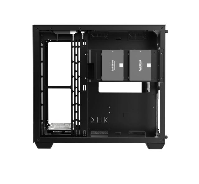 Кутия Raijintek PAEAN C7 BLACK, Middle Tower, 1 x USB 3.1 Type-C, 2 x USB 3.0, ATX/mATX/Mini-ITX