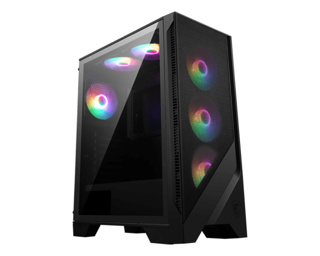 Кутия MSI MAG FORGE 120A AIRFLOW, Mid Tower, 2 x USB 3.2 Gen 1 Type-A, ATX / Micro-ATX / Mini-ITX