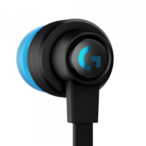 Слушалки Logitech G333 Gaming Headphones, Cable Management, Custom-length Cable, Dual Dynamic Drivers, Black