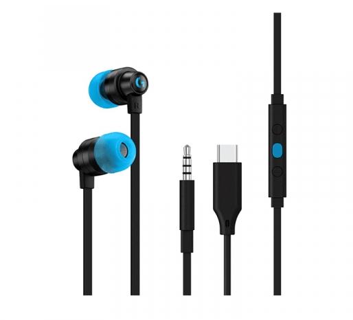 Слушалки Logitech G333 Gaming Headphones, Cable Management, Custom-length Cable, Dual Dynamic Drivers, Black