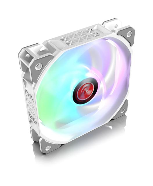 Комплект вентилатор Raijintek Pack 3-in-1 3x 120mm AGERAS 12 WHITE ARGB-3, Fan 120mm, 3 pin ADD-RGB 5V/4 pin PWM