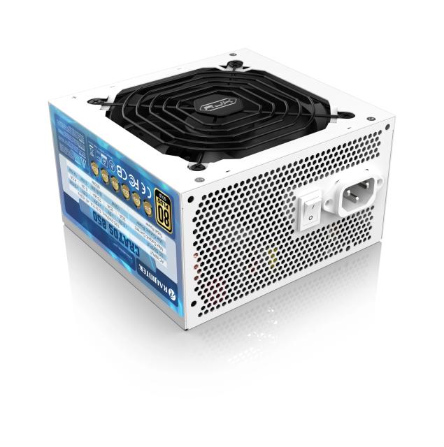 Захранване Raijintek CRATOS 850 WHITE, 850W, Active PFC, 80 Plus Platinum, Full Modular