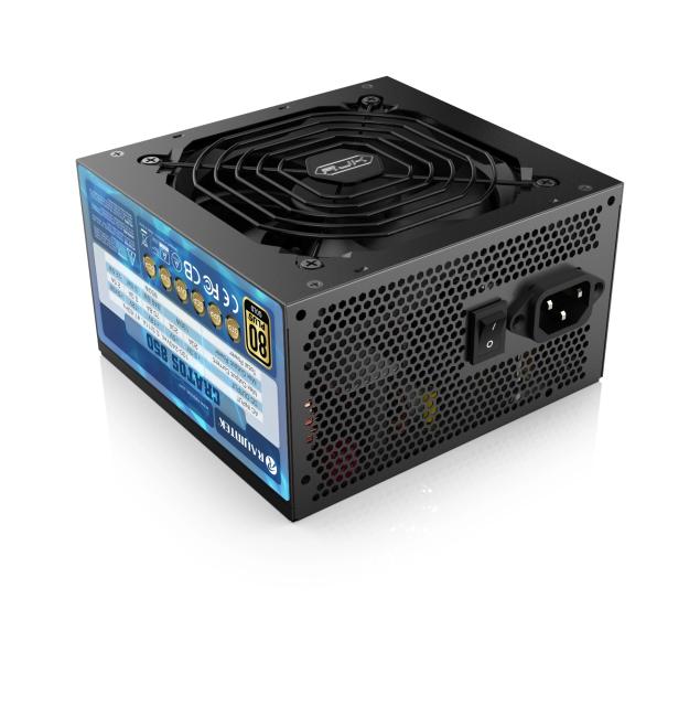 Захранване Raijintek CRATOS 850 BLACK, 850W, Active PFC, 80 Plus Platinum, Full Modular