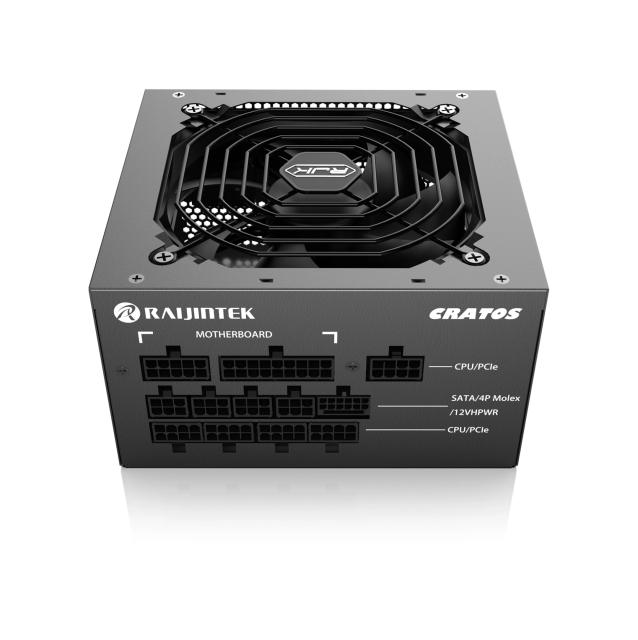 Захранване Raijintek CRATOS 1200 BLACK, 1200W, Active PFC, 80 Plus Platinum, Full Modular