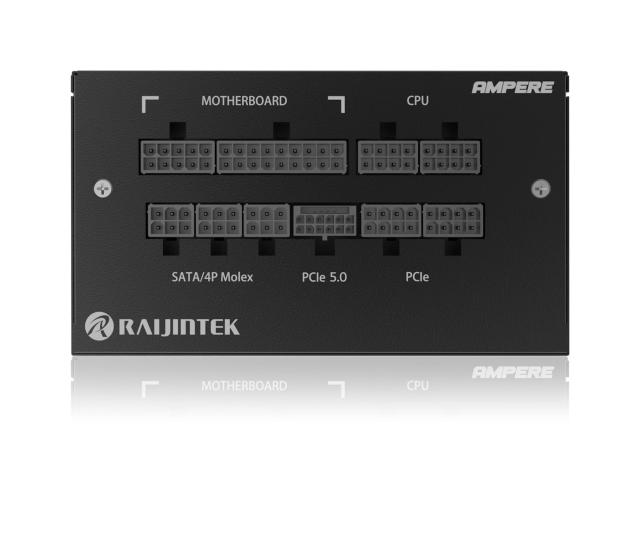 Захранване Raijintek AMPERE 1200, 1200W, Active PFC, 80 Plus Platinum, Full Modular