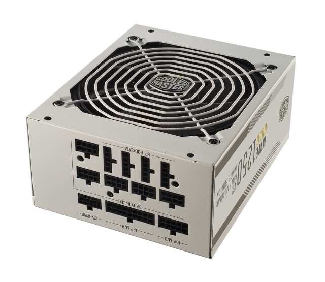 Захранване Cooler Master MWE GOLD 1250W, 80+ GOLD, Active PFC, V2 ATX 3.0 Full Modular, WHITE