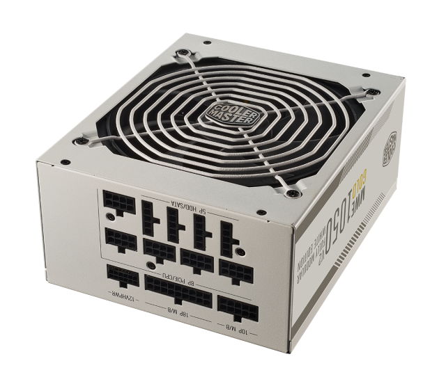 Захранване Cooler Master MWE GOLD 1050W, 80+ GOLD, Active PFC, V2 ATX 3.0, Full Modular,  WHITE