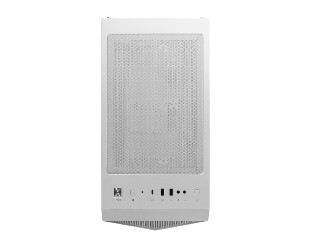 Кутия MSI MPG GUNGNIR 110R WHITE, Mid-Tower, 2 x USB 3.2 Gen 1 Type-A, 1 x USB 3.2 Gen 2x2 Type-C, ATX / Micro-ATX / Mini-ITX