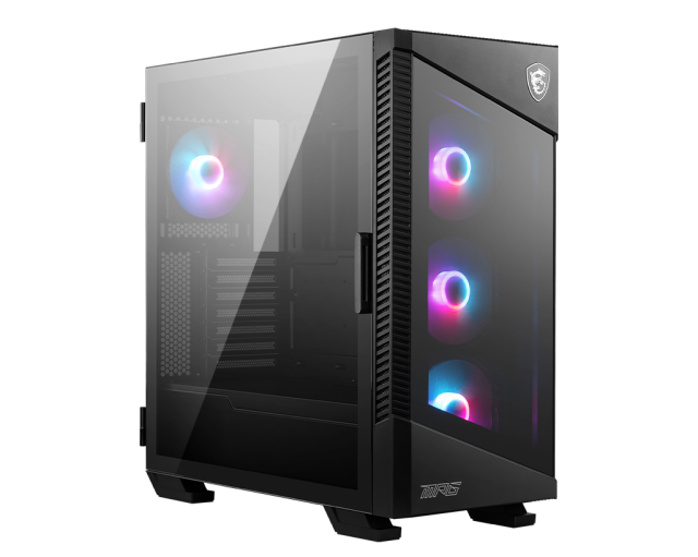 Кутия MSI MPG VELOX 100R, Mid-Tower, 2 x USB 3.2 Gen 1 Type-A, 1 x USB 3.2 Gen 2x2 Type-C, ATX / Micro-ATX / Mini-ITX