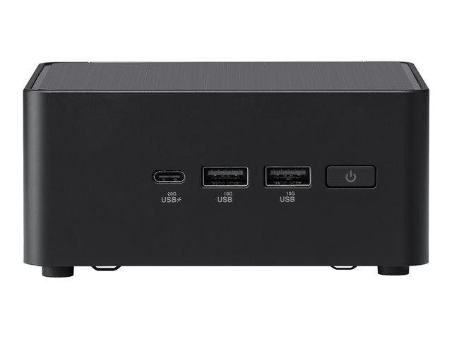 Kомпютър ASUS NUC 14 Pro Kit RNUC14RVHU500002I Barebone, Intel Core Ultra 5 125H 14C (1.2/4.5GHz, 18 MB Cache) 2x SO-DIMM DDR5, 2x M.2 NVMe SSD slots, 1x SATA 2.5" slot, LAN, Wi-Fi 6E, Bluetooth, 2x Thunderbolt 4, EU Cord