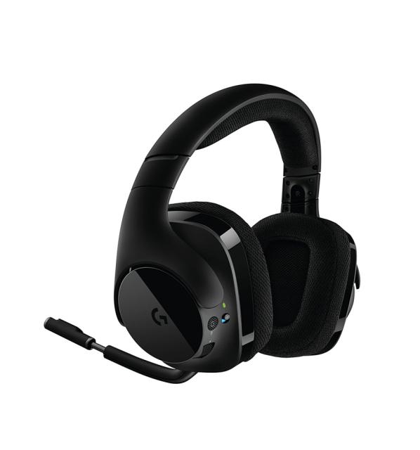 Слушалки Logitech G533, Wireless Headset, микрофон, черни