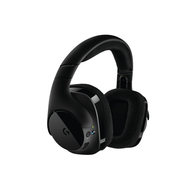 Слушалки Logitech G533, Wireless Headset, микрофон, черни