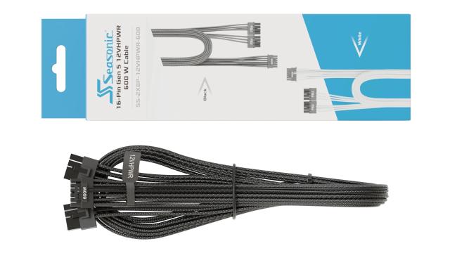 Модулен кабел Seasonic PCIe 5.0 12VHPWR Modding Cable 600W Black