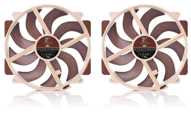 Комплект вентилатор Noctua FAN SET 2 x Fan 140mm, NF-A14x25r G2 PWM Sx2-PP