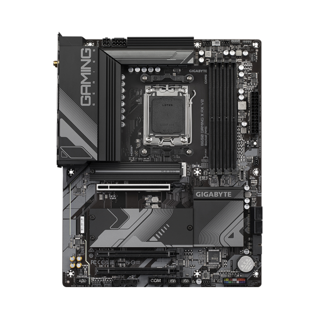 Дънна платка GIGABYTE B650 GAMING X AX V2, AM5, 4x DDR5, 3x M.2, 4x SATA 6Gb/s, Wi-Fi 6E, BLUETOOTH 5.3, HDMI, DP, ATX