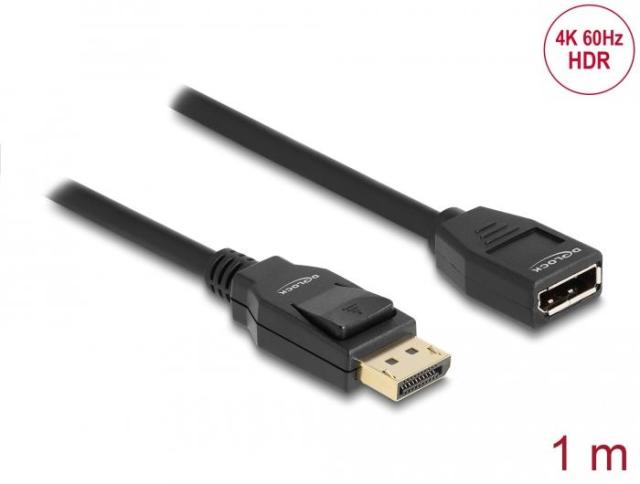 Удулжителен кабел Delock DisplayPort 1.2 (м) към DisplayPort (ж)