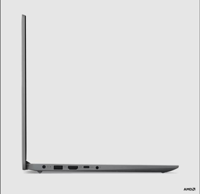 Лаптоп Lenovo IdeaPad 1 15AMN7, AMD Ryzen 3 7320U 4C (2.4/4.1GHz, 4 MB Cache), 15.6" (39.62cm) Full HD, TN Anti-glare, 8GB LPDDR5, 512GB SSD NVMe, Free DOS