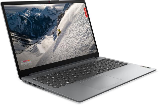 Лаптоп Lenovo IdeaPad 1 15ALC7, AMD Ryzen 7 5700U 8C (1.8 / 4.3GHz, 4MB L2 / 8MB L3), 15.6'' (39.62 cm) FHD IPS Anti-glare, 16GB DDR4, 512GB SSD, Wi-Fi 6 + BT5.2, 1x USB 2.0, 1x USB 3.2 Gen 1, 1x USB-C, HDMI, Free DOS