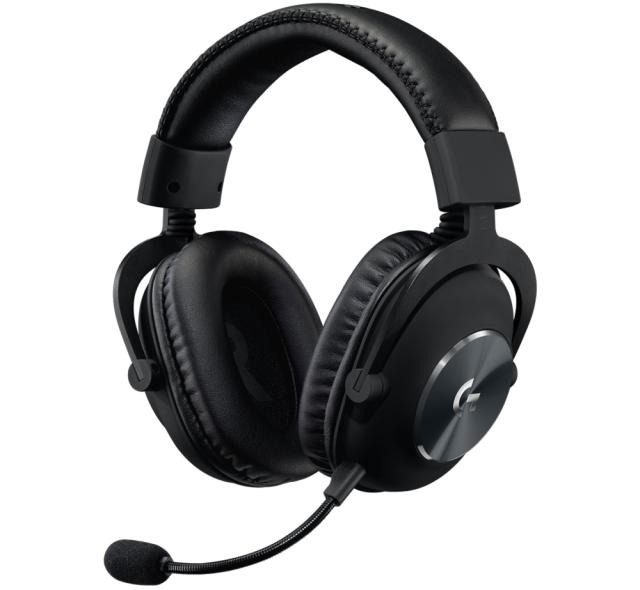 Слушалки Logitech PRO Headset, PRO-G 50 mm Drivers, Leather/Mesh Memory Foam Ear Cushions, PRO Microphone, Black