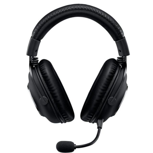 Слушалки Logitech PRO Headset, PRO-G 50 mm Drivers, Leather/Mesh Memory Foam Ear Cushions, PRO Microphone, Black