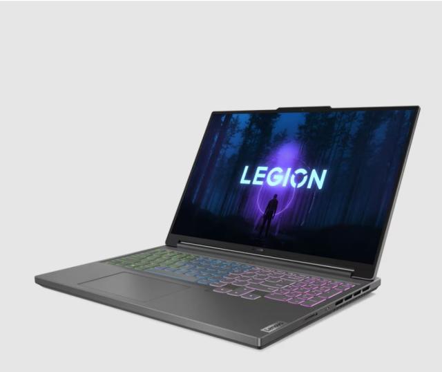 Лаптоп Lenovo Legion Slim 5 16IRH8, Intel Core i7-13700H 14C (2.4/5.0GHz, 24MB Cache), 16" (40.64cm) WQXGA IPS 165Hz Anti-Glare Display & GF RTX 4070 8GB, 32GB DDR5, 1TB SSD NVMe, 2x USB 3.2 Gen 2 Type-C, Free DOS